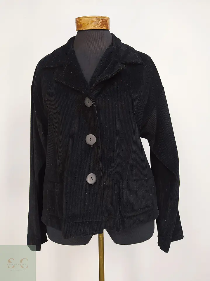 Chaqueta Zep-Zep Germany Cotelé Negro de Algodón Talla XXXL 2