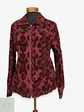 Chaqueta Burdeos en Algodón con Relieve Damasco Velvet Talla XL - Miniatura 1