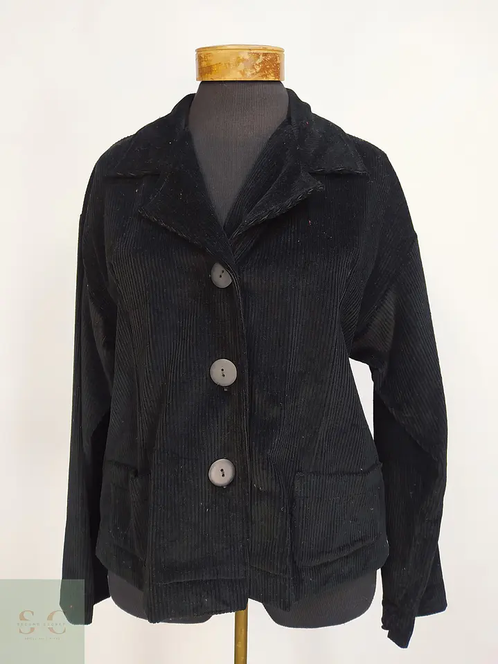 Chaqueta Zep-Zep Germany Cotelé Negro de Algodón Talla XXXL 3