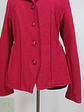 Blazer Vintage Rojo en Paño de Lana Enfieltrada Talla SM - Miniatura 4