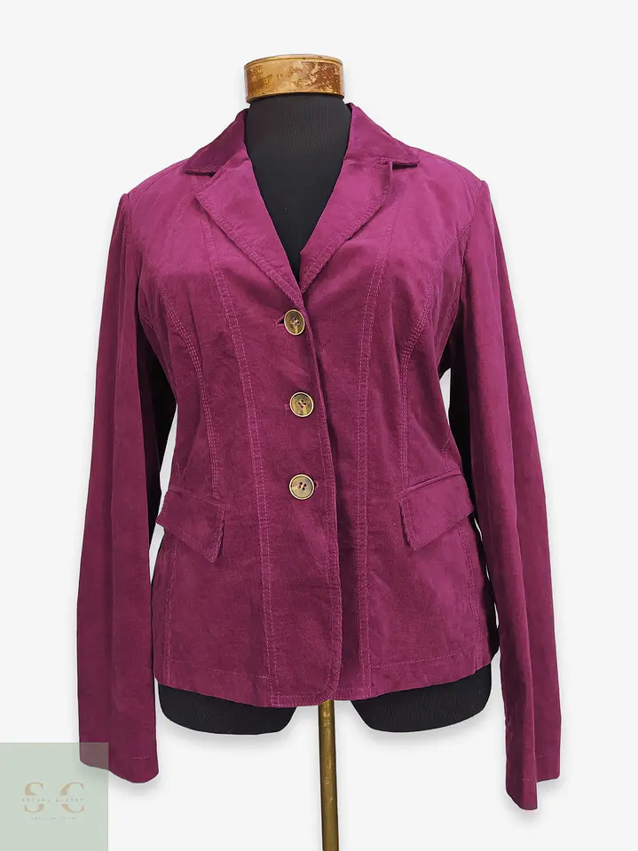 Chaqueta Betty Barclay de Algodón Fucsia Talla M 1