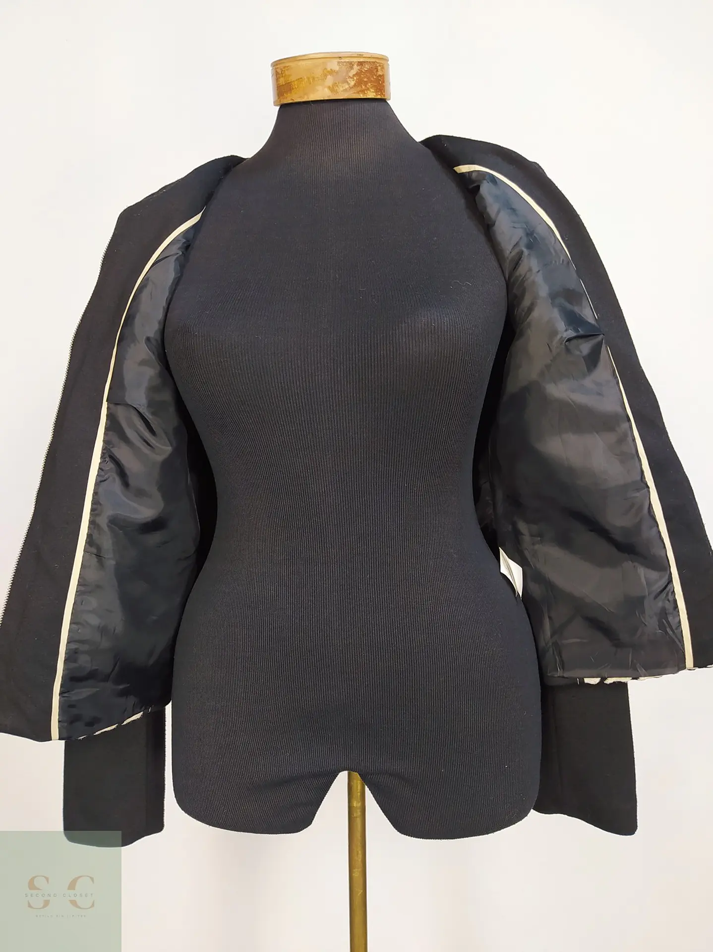 Chaqueta Ashley Brooks Pata de Gallo en Mezcla de Lana Talla SM 8