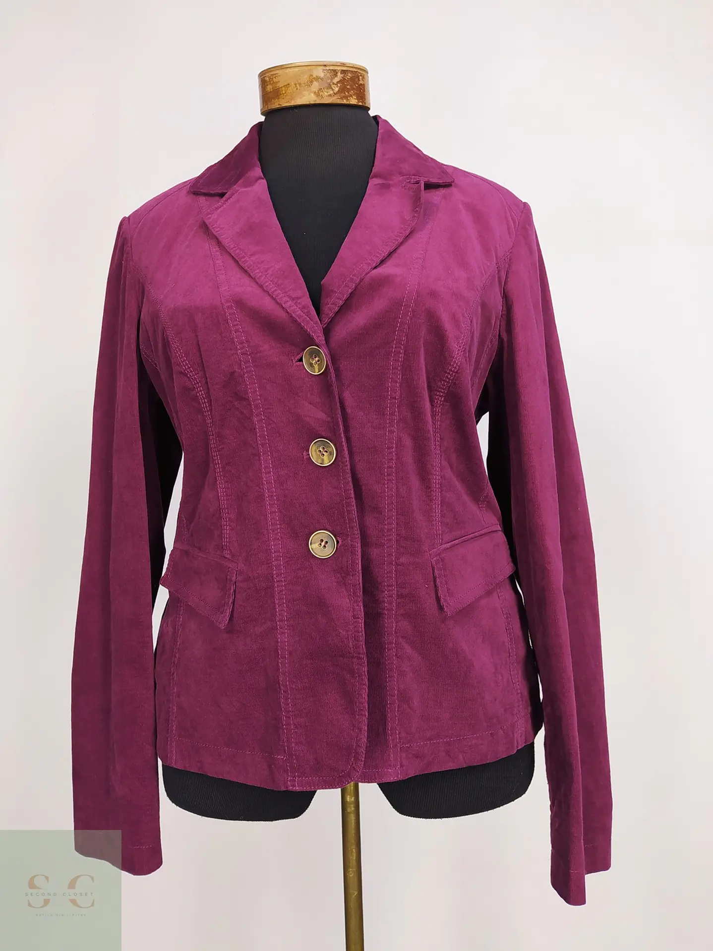 Chaqueta Betty Barclay de Algodón Fucsia Talla M 2