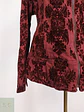 Chaqueta Burdeos en Algodón con Relieve Damasco Velvet Talla XL - Miniatura 3