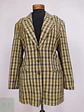 Blazer Hirsch Tweed Lana Virgen Verde Camel Talla L - Miniatura 2