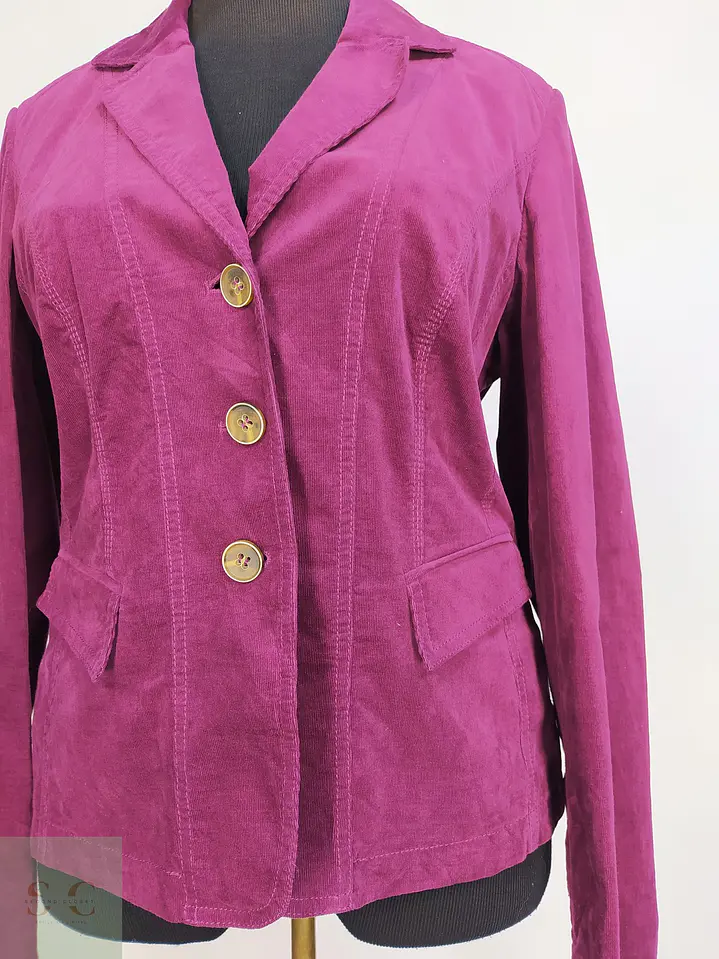 Chaqueta Betty Barclay de Algodón Fucsia Talla M 4