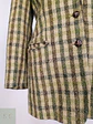Blazer Hirsch Tweed Lana Virgen Verde Camel Talla L - Miniatura 3
