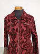 Chaqueta Burdeos en Algodón con Relieve Damasco Velvet Talla XL - Miniatura 5