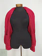 Blazer Vintage Rojo en Paño de Lana Enfieltrada Talla SM - Miniatura 8