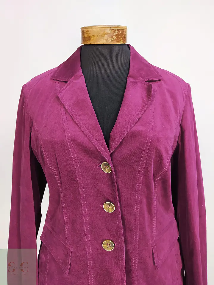 Chaqueta Betty Barclay de Algodón Fucsia Talla M 5