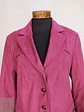 Chaqueta Blazer Walbusch Efecto Gamuza Fucsia Talla XL - Miniatura 5