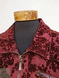 Chaqueta Burdeos en Algodón con Relieve Damasco Velvet Talla XL - Miniatura 8