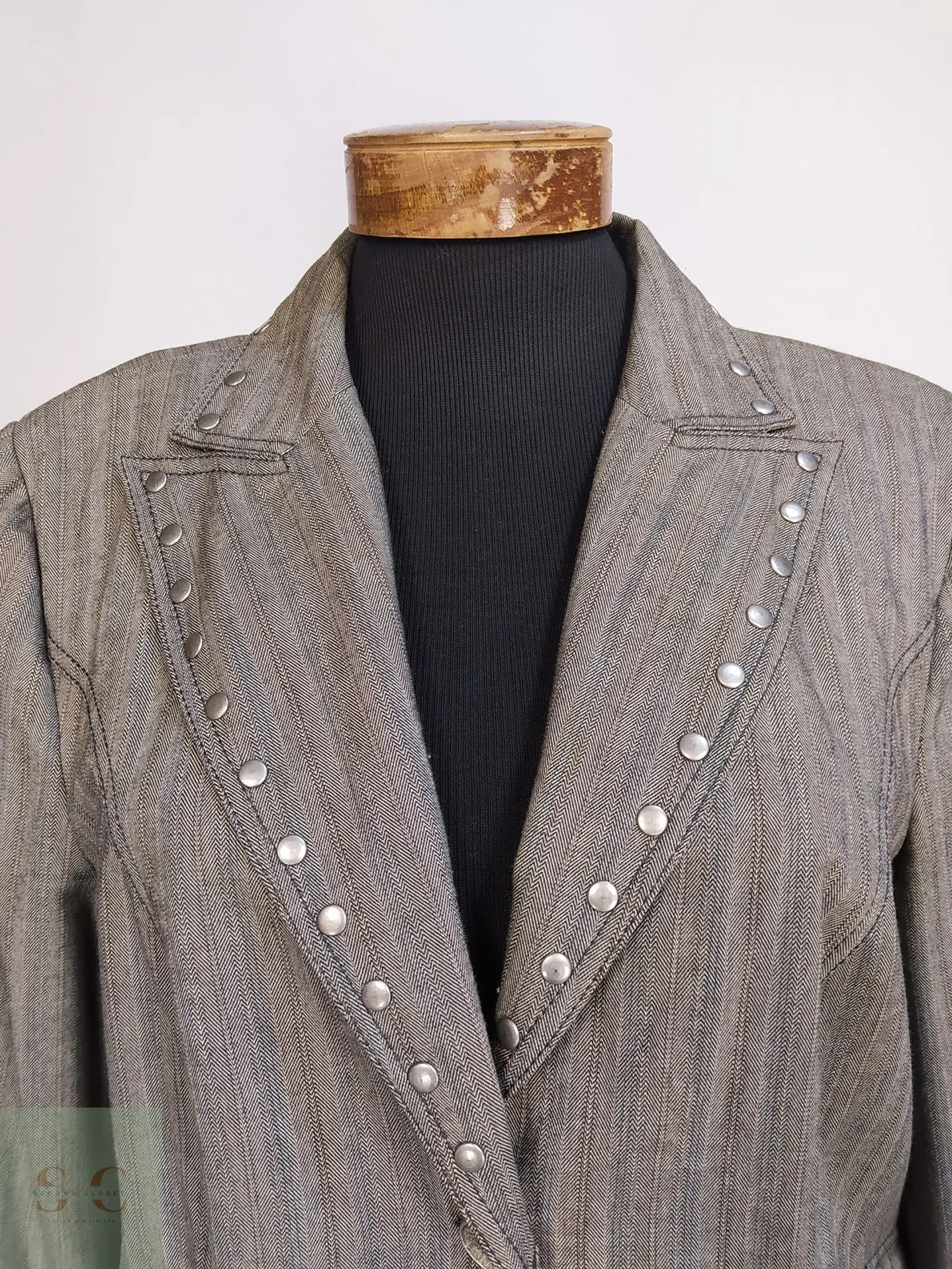 Chaqueta Blazer Monica In Donna Espiga con Apliques Talla L 5
