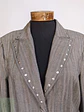 Chaqueta Blazer Monica In Donna Espiga con Apliques Talla L - Miniatura 5