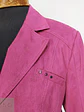 Chaqueta Blazer Walbusch Efecto Gamuza Fucsia Talla XL - Miniatura 6