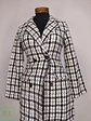 Chaqueta Larga Tweed Cruzada Blanco y Negro Talla XS - Miniatura 3