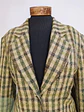Blazer Hirsch Tweed Lana Virgen Verde Camel Talla L - Miniatura 7