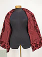 Chaqueta Burdeos en Algodón con Relieve Damasco Velvet Talla XL - Miniatura 9
