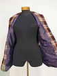 Chaqueta Blazer Gabriella Benelli en Lana Virgen a Cuadros Burdeos Talla SM - Miniatura 6