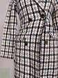 Chaqueta Larga Tweed Cruzada Blanco y Negro Talla XS - Miniatura 4