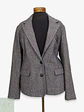 Chaqueta Blazer 4 Wards Tweed Plomo Lana Talla L - Miniatura 1