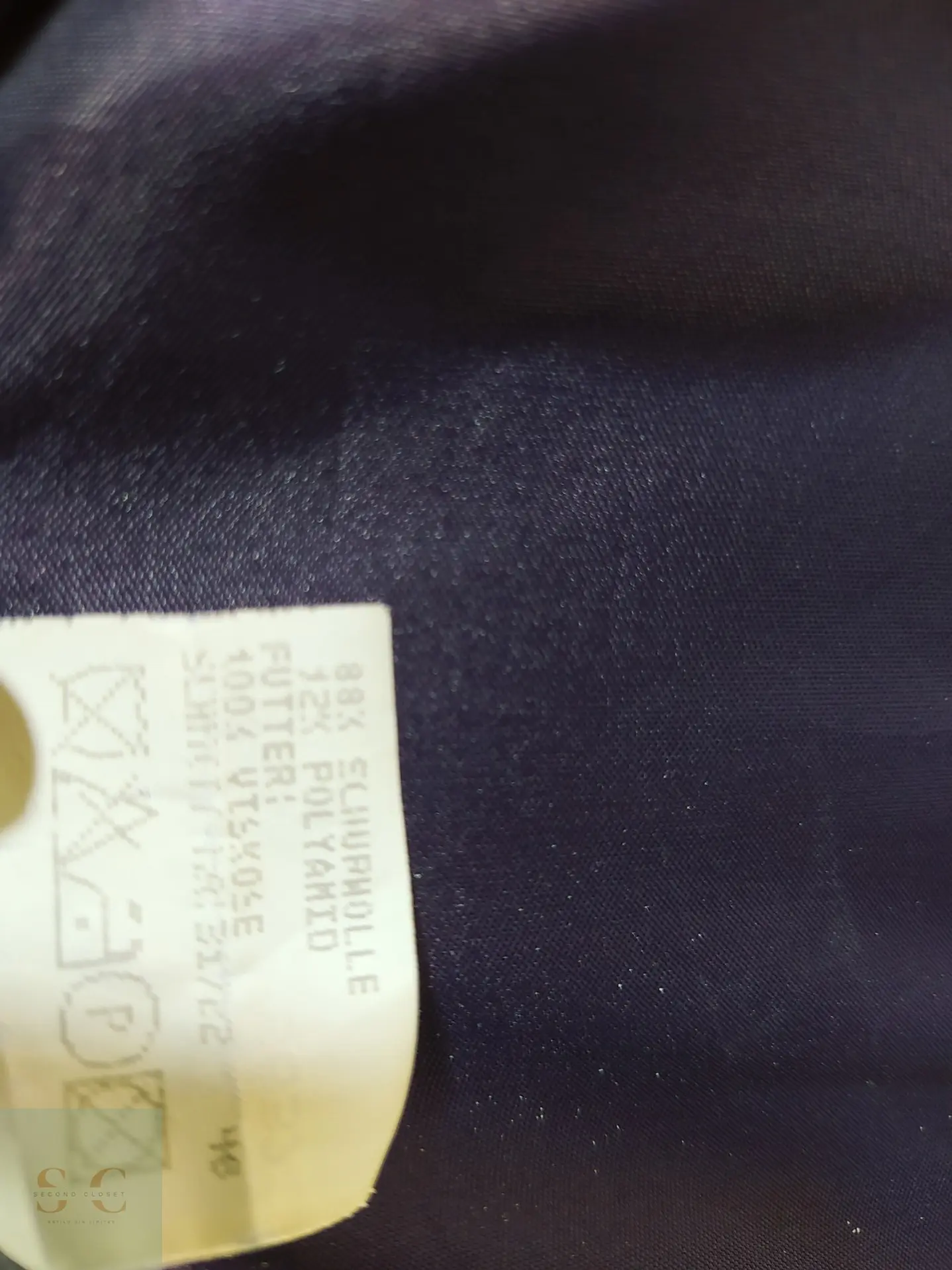 Chaqueta Blazer Gabriella Benelli en Lana Virgen a Cuadros Burdeos Talla SM 7