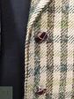 Blazer Hirsch Tweed Lana Virgen Verde Camel Talla L - Miniatura 9