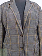 Blazer Tommy Hilfiger a Cuadros Gris y Mostaza Talla XXXL - Miniatura 5