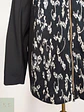 Chaqueta Gelco Jacquard Monocromática con Cierre Metálico Talla XXL - Miniatura 3