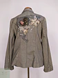 Chaqueta Blazer Monica In Donna Espiga con Apliques Talla L - Miniatura 9