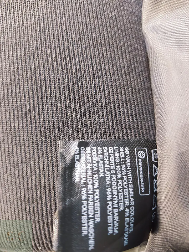 Tapado Largo Negro Texturizado Minimalista Talla SM 6