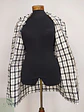 Chaqueta Larga Tweed Cruzada Blanco y Negro Talla XS - Miniatura 8