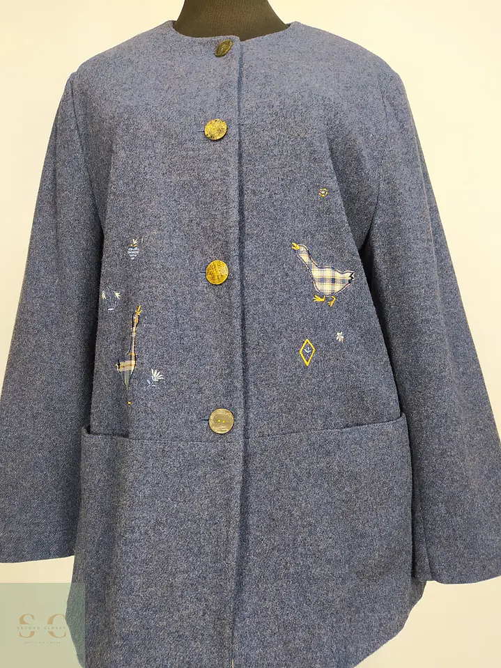 Chaqueta Sigikid Woman de Lana Virgen con Bordados Folk Talla XL 4