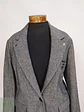 Chaqueta Blazer 4 Wards Tweed Plomo Lana Talla L - Miniatura 5