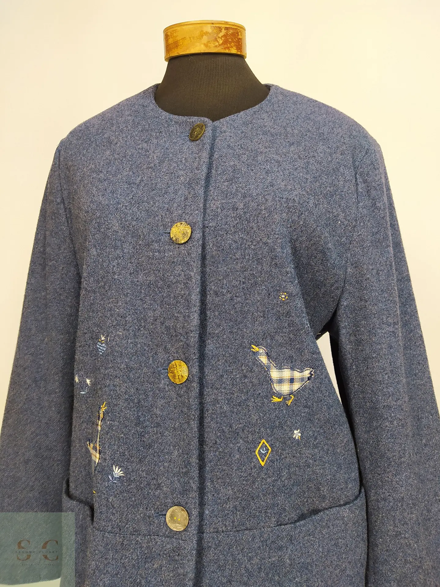 Chaqueta Sigikid Woman de Lana Virgen con Bordados Folk Talla XL 5