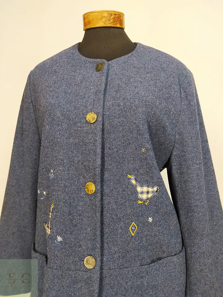 Chaqueta Sigikid Woman de Lana Virgen con Bordados Folk Talla XL 5