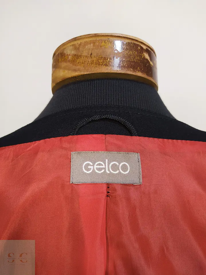 Chaqueta Gelco Jacquard Monocromática con Cierre Metálico Talla XXL 9