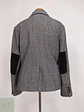 Chaqueta Blazer 4 Wards Tweed Plomo Lana Talla L - Miniatura 8