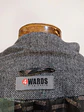 Chaqueta Blazer 4 Wards Tweed Plomo Lana Talla L - Miniatura 9