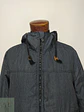 Chaqueta Bomber Acolchada con Capucha en Textura Denim Talla L - Miniatura 3
