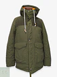 Parka Utilitaria Verde Oliva con Canesú de Pana Talla SM - Miniatura 1