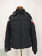 Chaqueta Acolchada Negra con Franjas Tricolor Talla S - Miniatura 2