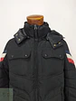 Chaqueta Acolchada Negra con Franjas Tricolor Talla S - Miniatura 3
