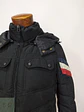 Chaqueta Acolchada Negra con Franjas Tricolor Talla S - Miniatura 4