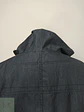 Chaqueta Bomber Acolchada con Capucha en Textura Denim Talla L - Miniatura 7