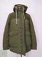Parka Utilitaria Verde Oliva con Canesú de Pana Talla SM - Miniatura 5