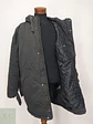 Parka Utilitaria Larga en Algodón Tono Plomo Talla XXXL - Miniatura 6