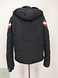 Chaqueta Acolchada Negra con Franjas Tricolor Talla S - Miniatura 8
