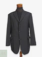 Blazer de Lana Virgen Gris Plomo Vintage Giorgio Talla XL - Miniatura 1
