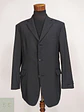 Blazer de Lana Virgen Gris Plomo Vintage Giorgio Talla XL - Miniatura 2